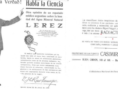 “Cada gota de esta agua-dijo el sabio- es una gota de agua para la salud”
